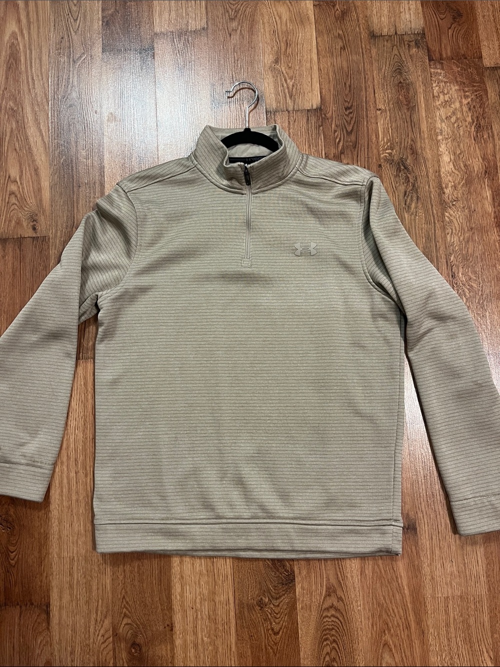 Under Armour Men’s Light Tan Quarter-Zip Pullover